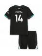 Liverpool Federico Chiesa #14 Replika Borta Kläder Barn 2024-25 Kortärmad (+ byxor)